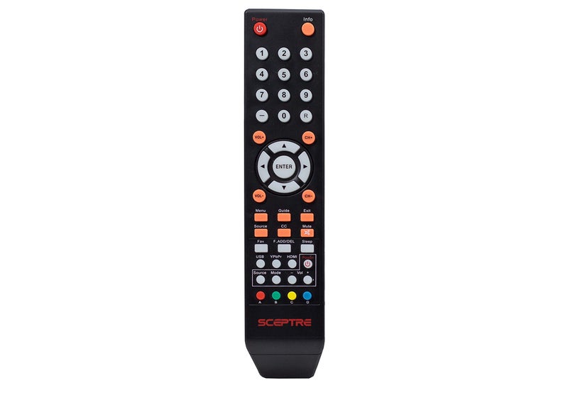 USARMT 8142026670003C TV Remote Control Compatible with Sceptre 8142026670003C for Sceptre TVs E165BV(WV)-SS E168BV(WV)-SS E205BV-SMQCC E325BV-SR E328BV(WV)-SR